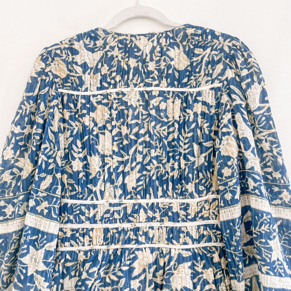 Ulla Johnson Nina Tiered Cotton Voile Mini Dress Lanai 4 - Picture 11 of 14